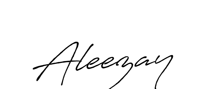 How to make Aleezay name signature. Use Antro_Vectra_Bolder style for creating short signs online. This is the latest handwritten sign. Aleezay signature style 7 images and pictures png