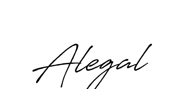 Also we have Alegal name is the best signature style. Create professional handwritten signature collection using Antro_Vectra_Bolder autograph style. Alegal signature style 7 images and pictures png