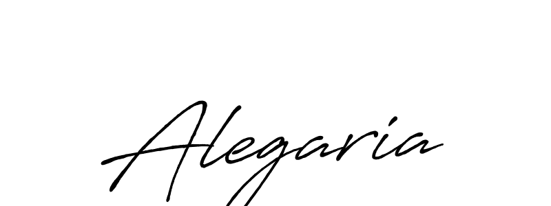 The best way (Antro_Vectra_Bolder) to make a short signature is to pick only two or three words in your name. The name Alegaria include a total of six letters. For converting this name. Alegaria signature style 7 images and pictures png