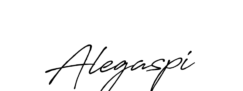 Also we have Alegaspi name is the best signature style. Create professional handwritten signature collection using Antro_Vectra_Bolder autograph style. Alegaspi signature style 7 images and pictures png