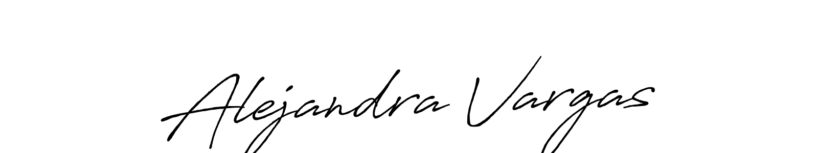 Alejandra Vargas stylish signature style. Best Handwritten Sign (Antro_Vectra_Bolder) for my name. Handwritten Signature Collection Ideas for my name Alejandra Vargas. Alejandra Vargas signature style 7 images and pictures png
