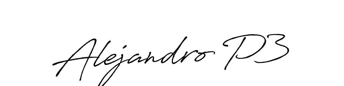 You should practise on your own different ways (Antro_Vectra_Bolder) to write your name (Alejandro P3) in signature. don't let someone else do it for you. Alejandro P3 signature style 7 images and pictures png