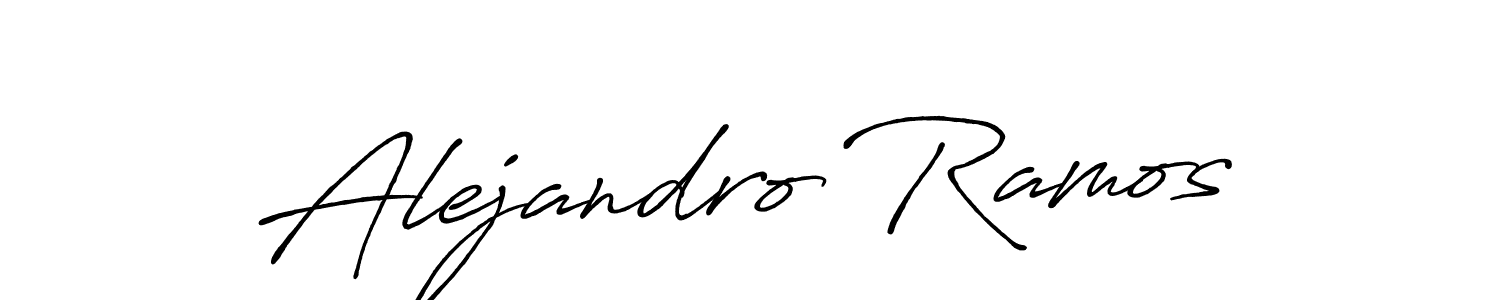 Also You can easily find your signature by using the search form. We will create Alejandro Ramos name handwritten signature images for you free of cost using Antro_Vectra_Bolder sign style. Alejandro Ramos signature style 7 images and pictures png