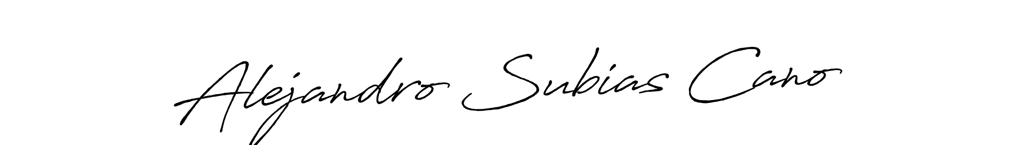 How to make Alejandro Subias Cano signature? Antro_Vectra_Bolder is a professional autograph style. Create handwritten signature for Alejandro Subias Cano name. Alejandro Subias Cano signature style 7 images and pictures png