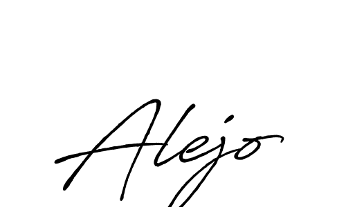Alejo stylish signature style. Best Handwritten Sign (Antro_Vectra_Bolder) for my name. Handwritten Signature Collection Ideas for my name Alejo. Alejo signature style 7 images and pictures png