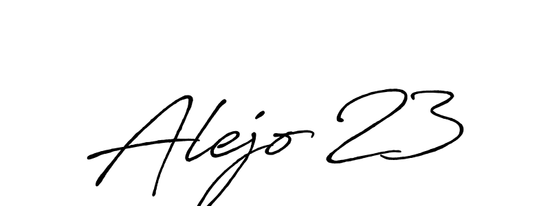 This is the best signature style for the Alejo 23 name. Also you like these signature font (Antro_Vectra_Bolder). Mix name signature. Alejo 23 signature style 7 images and pictures png