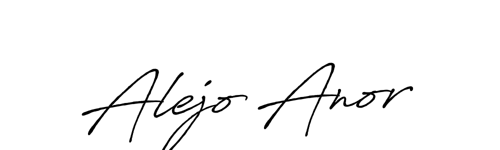 It looks lik you need a new signature style for name Alejo Anor. Design unique handwritten (Antro_Vectra_Bolder) signature with our free signature maker in just a few clicks. Alejo Anor signature style 7 images and pictures png