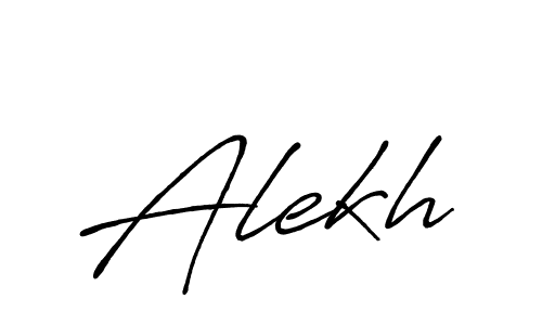 How to make Alekh name signature. Use Antro_Vectra_Bolder style for creating short signs online. This is the latest handwritten sign. Alekh signature style 7 images and pictures png