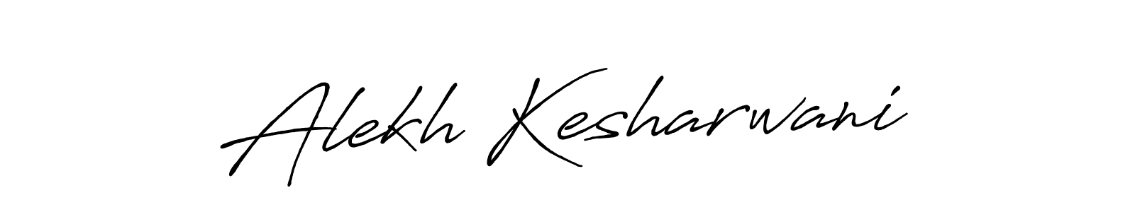 How to make Alekh Kesharwani name signature. Use Antro_Vectra_Bolder style for creating short signs online. This is the latest handwritten sign. Alekh Kesharwani signature style 7 images and pictures png