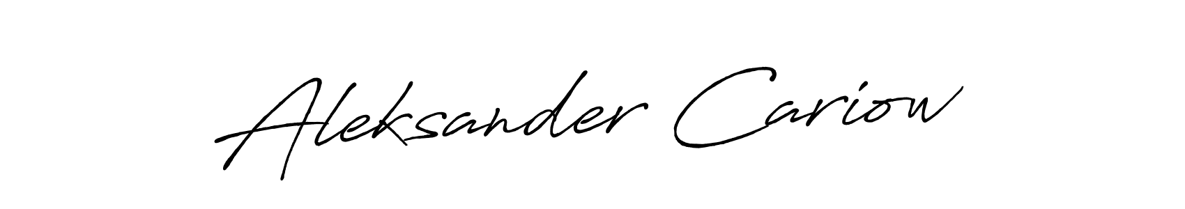 You should practise on your own different ways (Antro_Vectra_Bolder) to write your name (Aleksander Cariow) in signature. don't let someone else do it for you. Aleksander Cariow signature style 7 images and pictures png