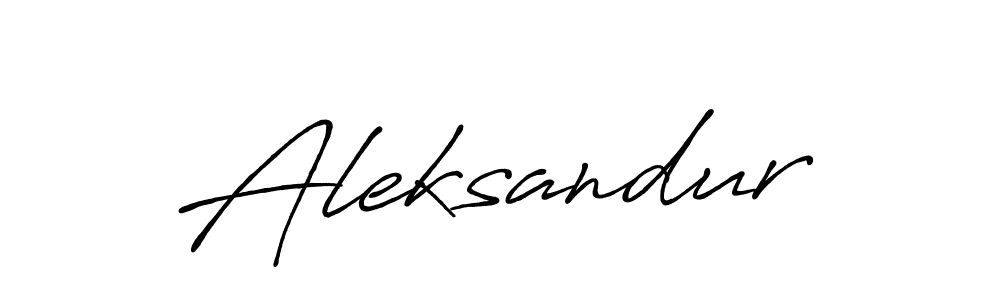 Make a beautiful signature design for name Aleksandur. With this signature (Antro_Vectra_Bolder) style, you can create a handwritten signature for free. Aleksandur signature style 7 images and pictures png