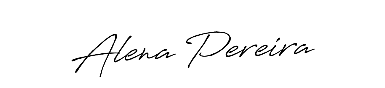 How to make Alena Pereira signature? Antro_Vectra_Bolder is a professional autograph style. Create handwritten signature for Alena Pereira name. Alena Pereira signature style 7 images and pictures png