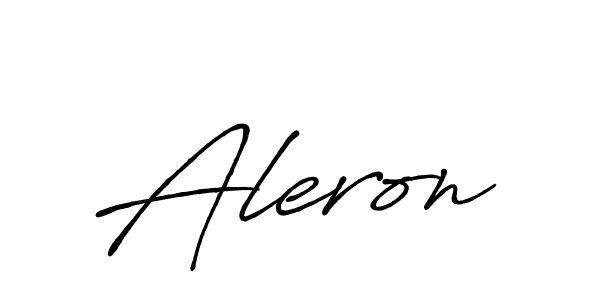 Aleron stylish signature style. Best Handwritten Sign (Antro_Vectra_Bolder) for my name. Handwritten Signature Collection Ideas for my name Aleron. Aleron signature style 7 images and pictures png