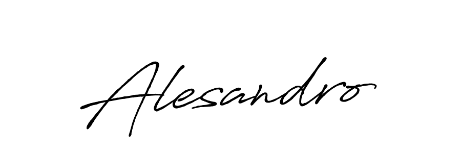 Create a beautiful signature design for name Alesandro. With this signature (Antro_Vectra_Bolder) fonts, you can make a handwritten signature for free. Alesandro signature style 7 images and pictures png