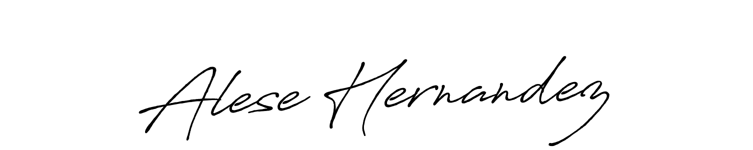 Use a signature maker to create a handwritten signature online. With this signature software, you can design (Antro_Vectra_Bolder) your own signature for name Alese Hernandez. Alese Hernandez signature style 7 images and pictures png