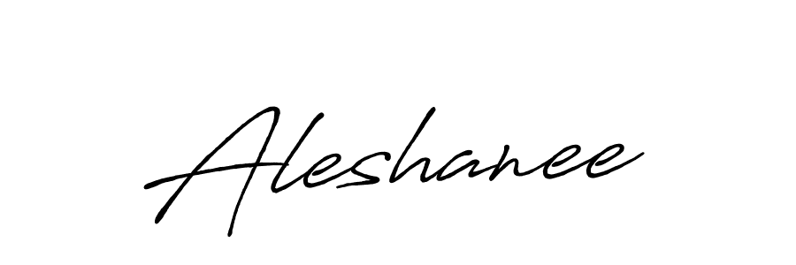 Aleshanee stylish signature style. Best Handwritten Sign (Antro_Vectra_Bolder) for my name. Handwritten Signature Collection Ideas for my name Aleshanee. Aleshanee signature style 7 images and pictures png