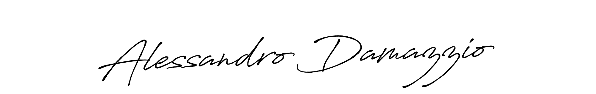 Also we have Alessandro Damazzio name is the best signature style. Create professional handwritten signature collection using Antro_Vectra_Bolder autograph style. Alessandro Damazzio signature style 7 images and pictures png