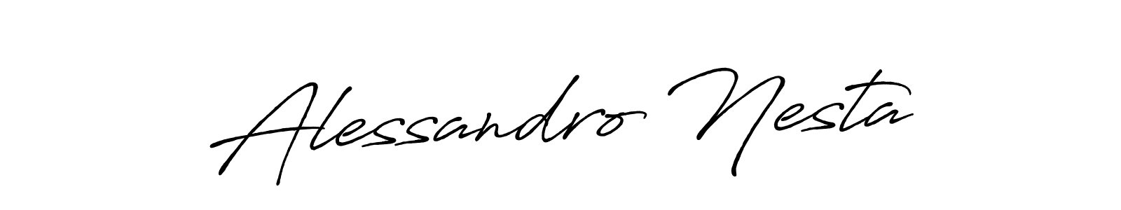 You should practise on your own different ways (Antro_Vectra_Bolder) to write your name (Alessandro Nesta) in signature. don't let someone else do it for you. Alessandro Nesta signature style 7 images and pictures png