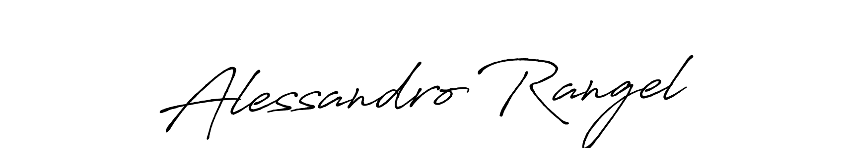 Use a signature maker to create a handwritten signature online. With this signature software, you can design (Antro_Vectra_Bolder) your own signature for name Alessandro Rangel. Alessandro Rangel signature style 7 images and pictures png