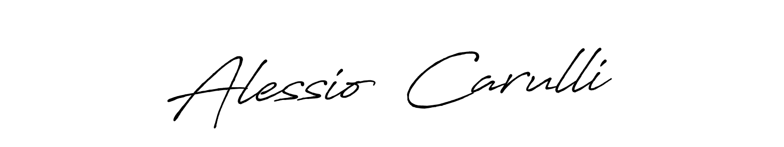 Also we have Alessio  Carulli name is the best signature style. Create professional handwritten signature collection using Antro_Vectra_Bolder autograph style. Alessio  Carulli signature style 7 images and pictures png