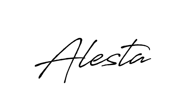 if you are searching for the best signature style for your name Alesta. so please give up your signature search. here we have designed multiple signature styles  using Antro_Vectra_Bolder. Alesta signature style 7 images and pictures png