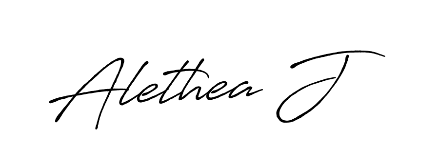 How to make Alethea J name signature. Use Antro_Vectra_Bolder style for creating short signs online. This is the latest handwritten sign. Alethea J signature style 7 images and pictures png