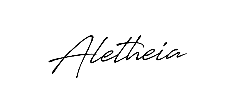 Design your own signature with our free online signature maker. With this signature software, you can create a handwritten (Antro_Vectra_Bolder) signature for name Aletheia. Aletheia signature style 7 images and pictures png