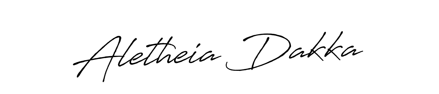 Create a beautiful signature design for name Aletheia Dakka. With this signature (Antro_Vectra_Bolder) fonts, you can make a handwritten signature for free. Aletheia Dakka signature style 7 images and pictures png