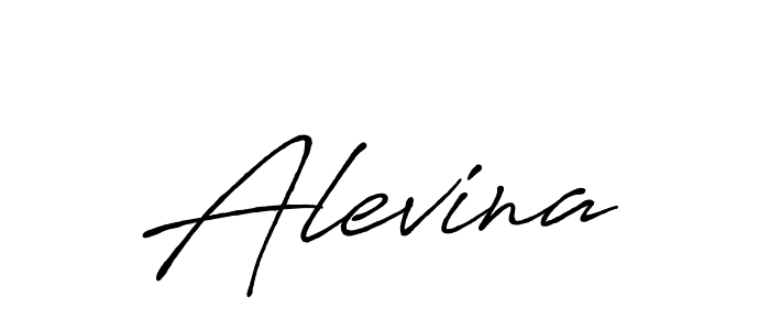 How to make Alevina name signature. Use Antro_Vectra_Bolder style for creating short signs online. This is the latest handwritten sign. Alevina signature style 7 images and pictures png