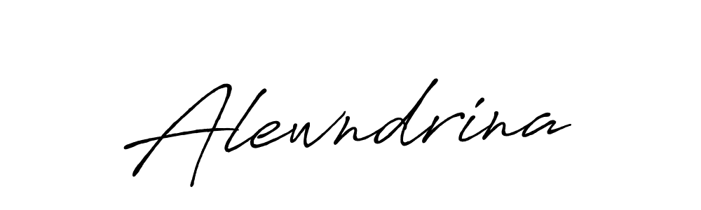 Alewndrina stylish signature style. Best Handwritten Sign (Antro_Vectra_Bolder) for my name. Handwritten Signature Collection Ideas for my name Alewndrina. Alewndrina signature style 7 images and pictures png