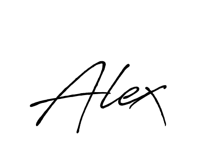 You should practise on your own different ways (Antro_Vectra_Bolder) to write your name (Alex) in signature. don't let someone else do it for you. Alex signature style 7 images and pictures png