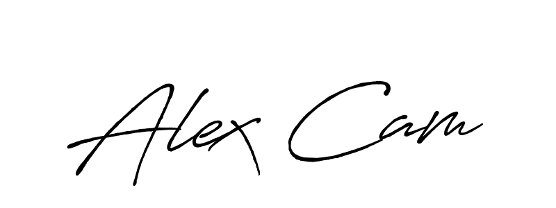 Create a beautiful signature design for name Alex Cam. With this signature (Antro_Vectra_Bolder) fonts, you can make a handwritten signature for free. Alex Cam signature style 7 images and pictures png