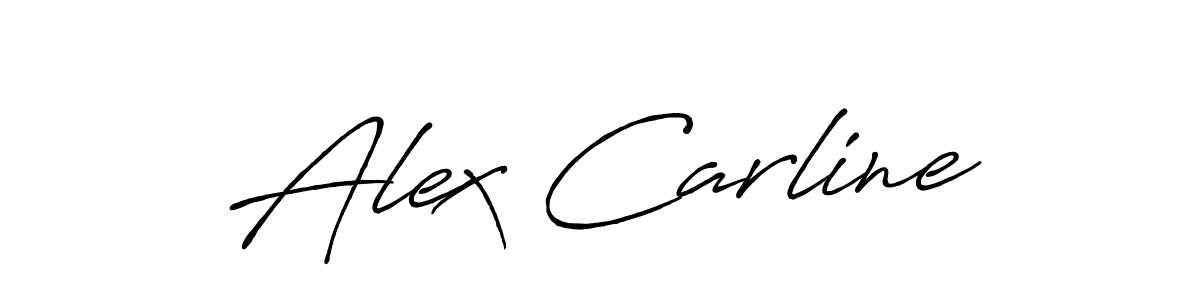 Similarly Antro_Vectra_Bolder is the best handwritten signature design. Signature creator online .You can use it as an online autograph creator for name Alex Carline. Alex Carline signature style 7 images and pictures png