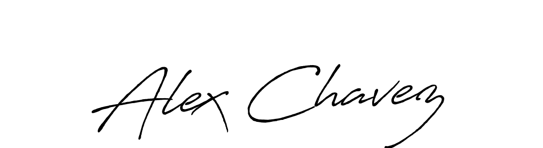 Create a beautiful signature design for name Alex Chavez. With this signature (Antro_Vectra_Bolder) fonts, you can make a handwritten signature for free. Alex Chavez signature style 7 images and pictures png