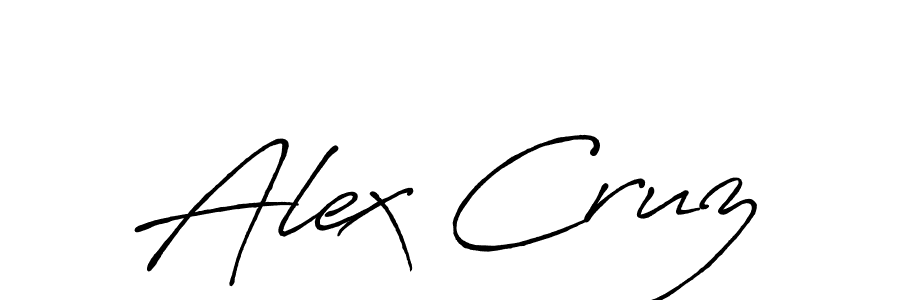 Antro_Vectra_Bolder is a professional signature style that is perfect for those who want to add a touch of class to their signature. It is also a great choice for those who want to make their signature more unique. Get Alex Cruz name to fancy signature for free. Alex Cruz signature style 7 images and pictures png