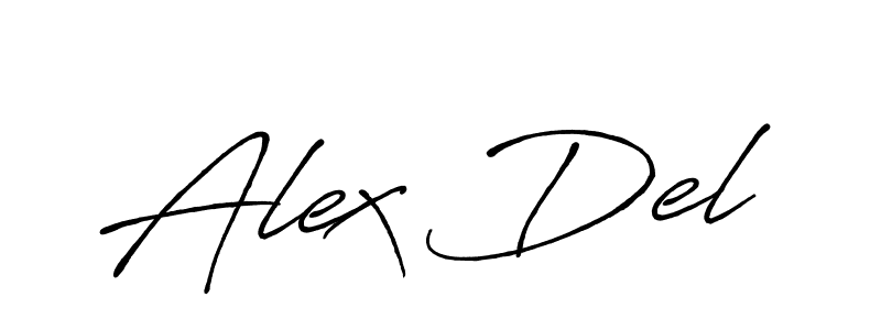 Also You can easily find your signature by using the search form. We will create Alex Del name handwritten signature images for you free of cost using Antro_Vectra_Bolder sign style. Alex Del signature style 7 images and pictures png