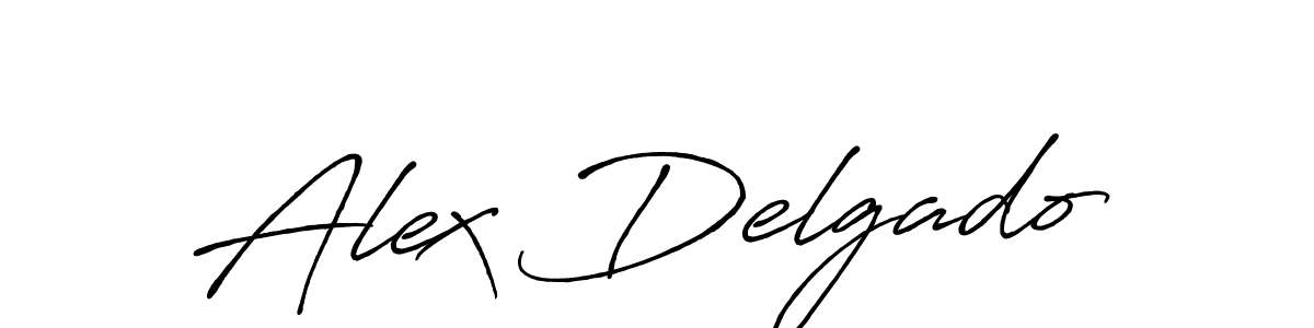 Use a signature maker to create a handwritten signature online. With this signature software, you can design (Antro_Vectra_Bolder) your own signature for name Alex Delgado. Alex Delgado signature style 7 images and pictures png