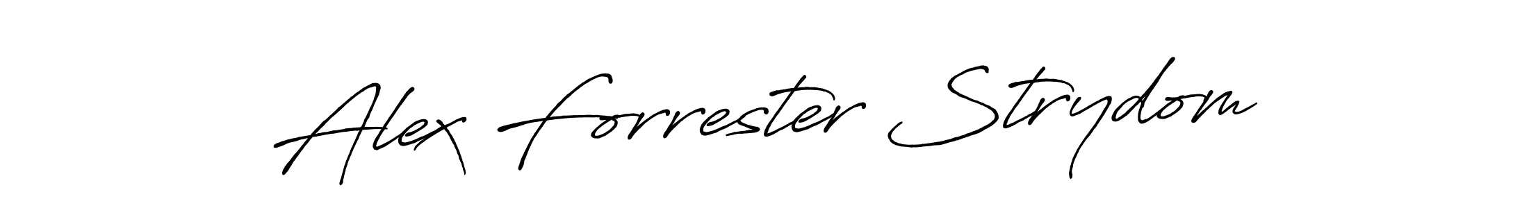 Use a signature maker to create a handwritten signature online. With this signature software, you can design (Antro_Vectra_Bolder) your own signature for name Alex Forrester Strydom. Alex Forrester Strydom signature style 7 images and pictures png