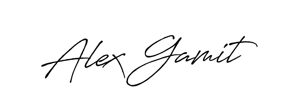 Make a short Alex Gamit signature style. Manage your documents anywhere anytime using Antro_Vectra_Bolder. Create and add eSignatures, submit forms, share and send files easily. Alex Gamit signature style 7 images and pictures png