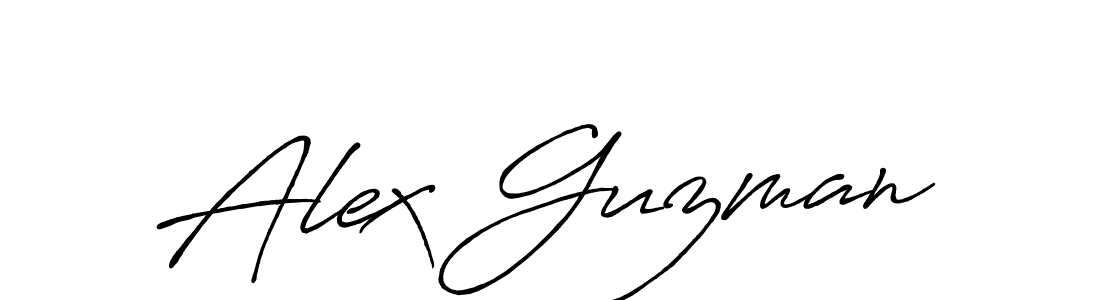 The best way (Antro_Vectra_Bolder) to make a short signature is to pick only two or three words in your name. The name Alex Guzman include a total of six letters. For converting this name. Alex Guzman signature style 7 images and pictures png