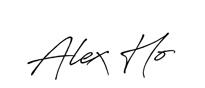 Create a beautiful signature design for name Alex Ho. With this signature (Antro_Vectra_Bolder) fonts, you can make a handwritten signature for free. Alex Ho signature style 7 images and pictures png