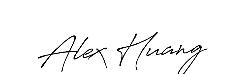 How to make Alex Huang signature? Antro_Vectra_Bolder is a professional autograph style. Create handwritten signature for Alex Huang name. Alex Huang signature style 7 images and pictures png