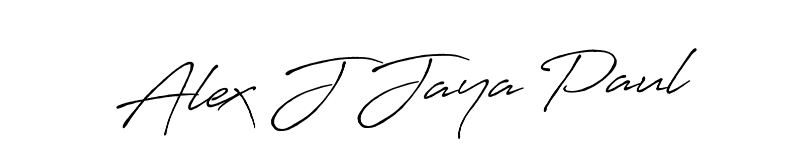 Antro_Vectra_Bolder is a professional signature style that is perfect for those who want to add a touch of class to their signature. It is also a great choice for those who want to make their signature more unique. Get Alex J Jaya Paul name to fancy signature for free. Alex J Jaya Paul signature style 7 images and pictures png