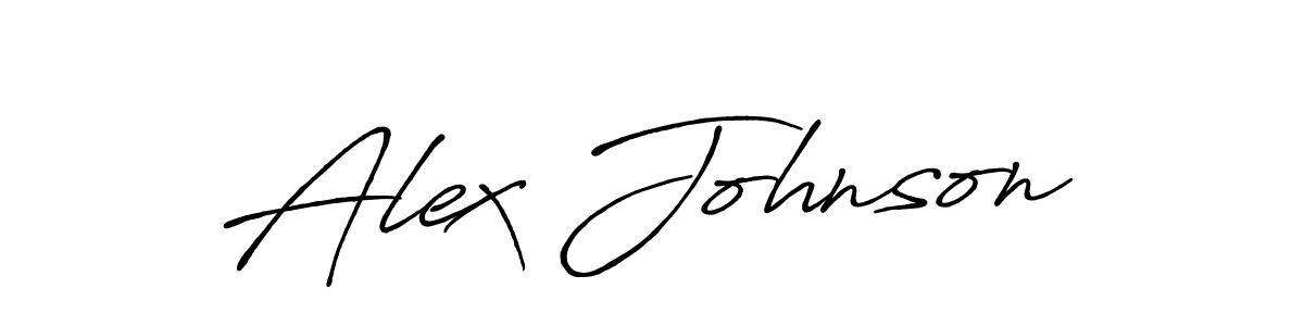 How to make Alex Johnson signature? Antro_Vectra_Bolder is a professional autograph style. Create handwritten signature for Alex Johnson name. Alex Johnson signature style 7 images and pictures png