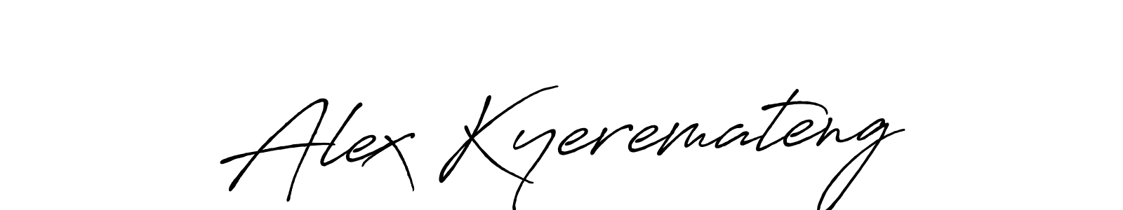 It looks lik you need a new signature style for name Alex Kyeremateng. Design unique handwritten (Antro_Vectra_Bolder) signature with our free signature maker in just a few clicks. Alex Kyeremateng signature style 7 images and pictures png