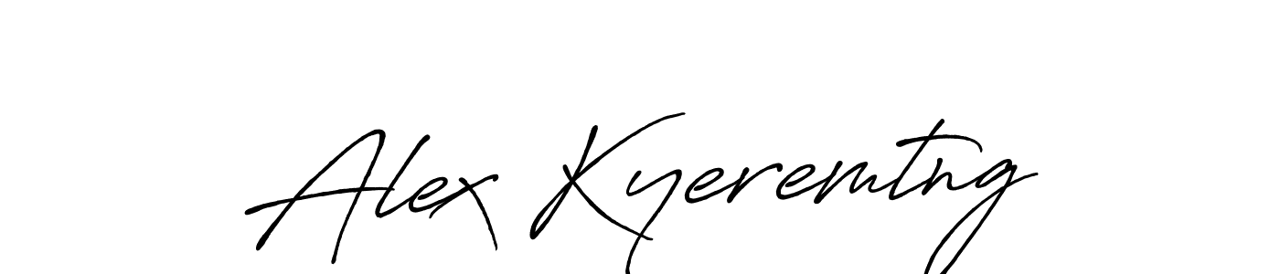 You should practise on your own different ways (Antro_Vectra_Bolder) to write your name (Alex Kyeremtng) in signature. don't let someone else do it for you. Alex Kyeremtng signature style 7 images and pictures png