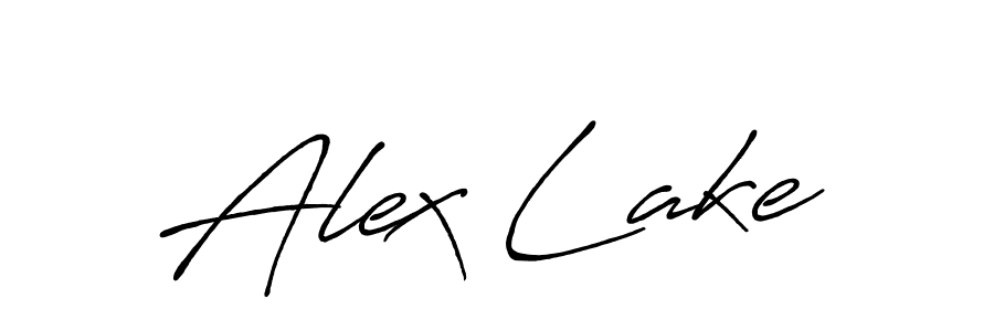 Also You can easily find your signature by using the search form. We will create Alex Lake name handwritten signature images for you free of cost using Antro_Vectra_Bolder sign style. Alex Lake signature style 7 images and pictures png