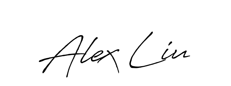 You should practise on your own different ways (Antro_Vectra_Bolder) to write your name (Alex Liu) in signature. don't let someone else do it for you. Alex Liu signature style 7 images and pictures png