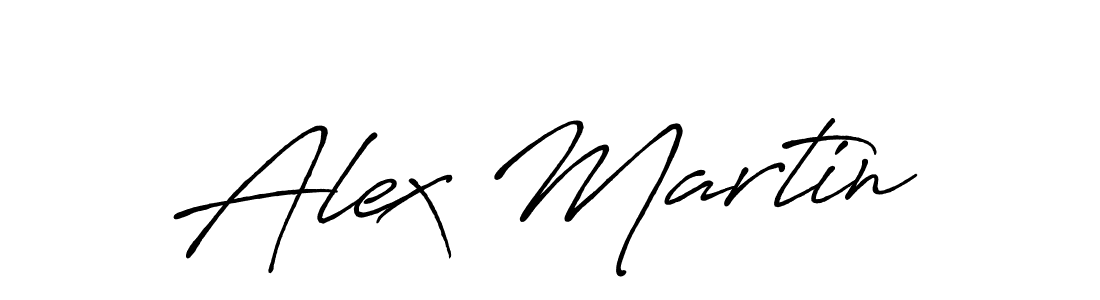 Use a signature maker to create a handwritten signature online. With this signature software, you can design (Antro_Vectra_Bolder) your own signature for name Alex Martin. Alex Martin signature style 7 images and pictures png