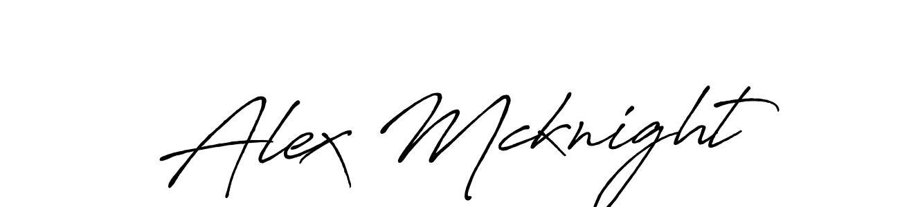 Create a beautiful signature design for name Alex Mcknight. With this signature (Antro_Vectra_Bolder) fonts, you can make a handwritten signature for free. Alex Mcknight signature style 7 images and pictures png